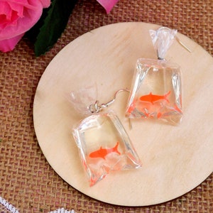 Goldfish earrings