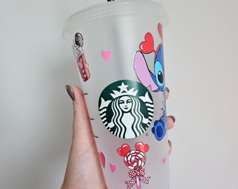 Gobelet starbucks réutilisable Stitch pour boissons froides