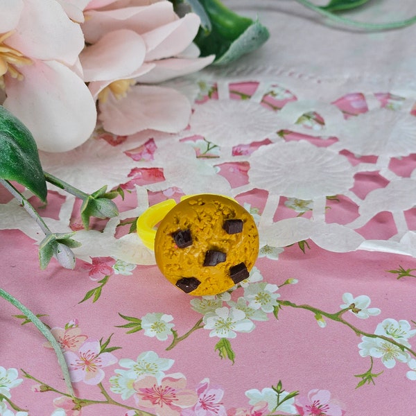 Bague gourmande taille enfant cookie