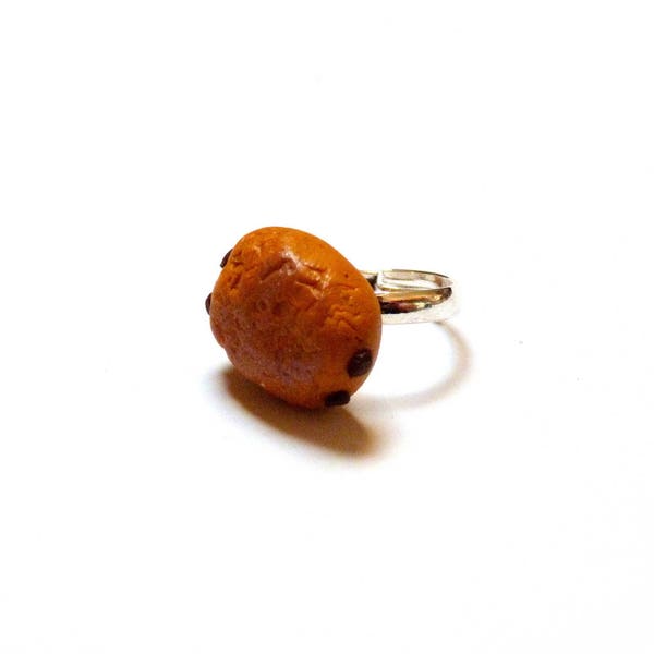 Bague gourmande petit pain au chocolat