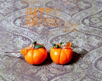 Pumpkin earrings