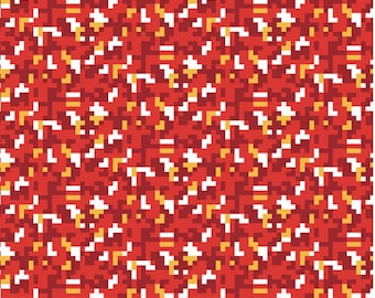 Camo -  KC Chiefs Fabric by Paintbrush Fabrics.  (Sold by 1/2 yd)