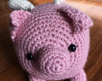 Crochet Pattern: Flying Pig