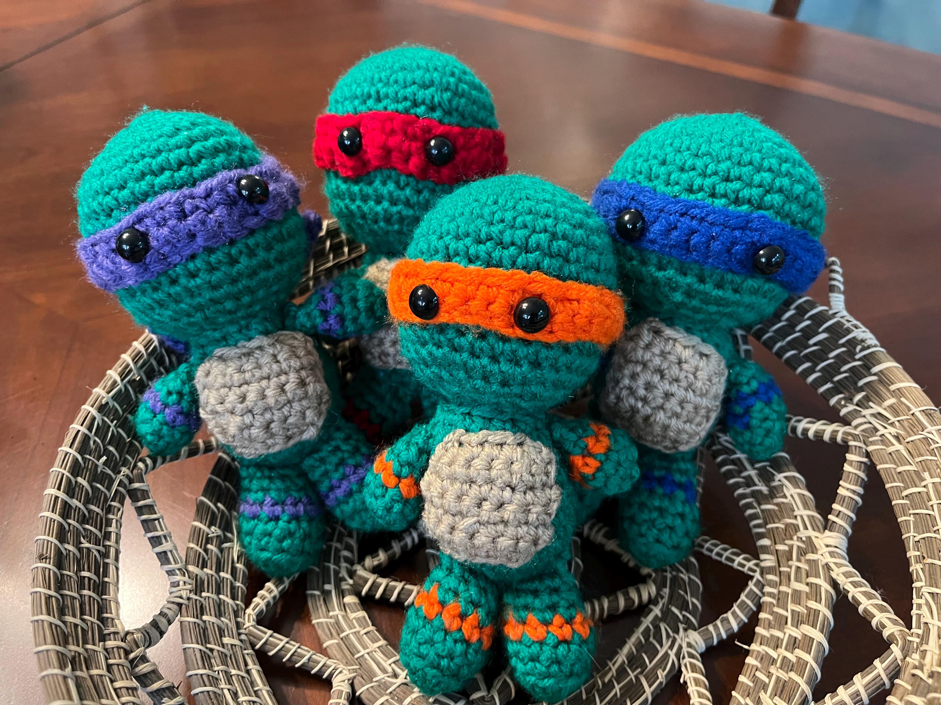 30 Ninja Turtle Crochet Patterns to Stitch for Fans, Gifts, and Playtime 10 Ninja Turtle Pattern with Photos