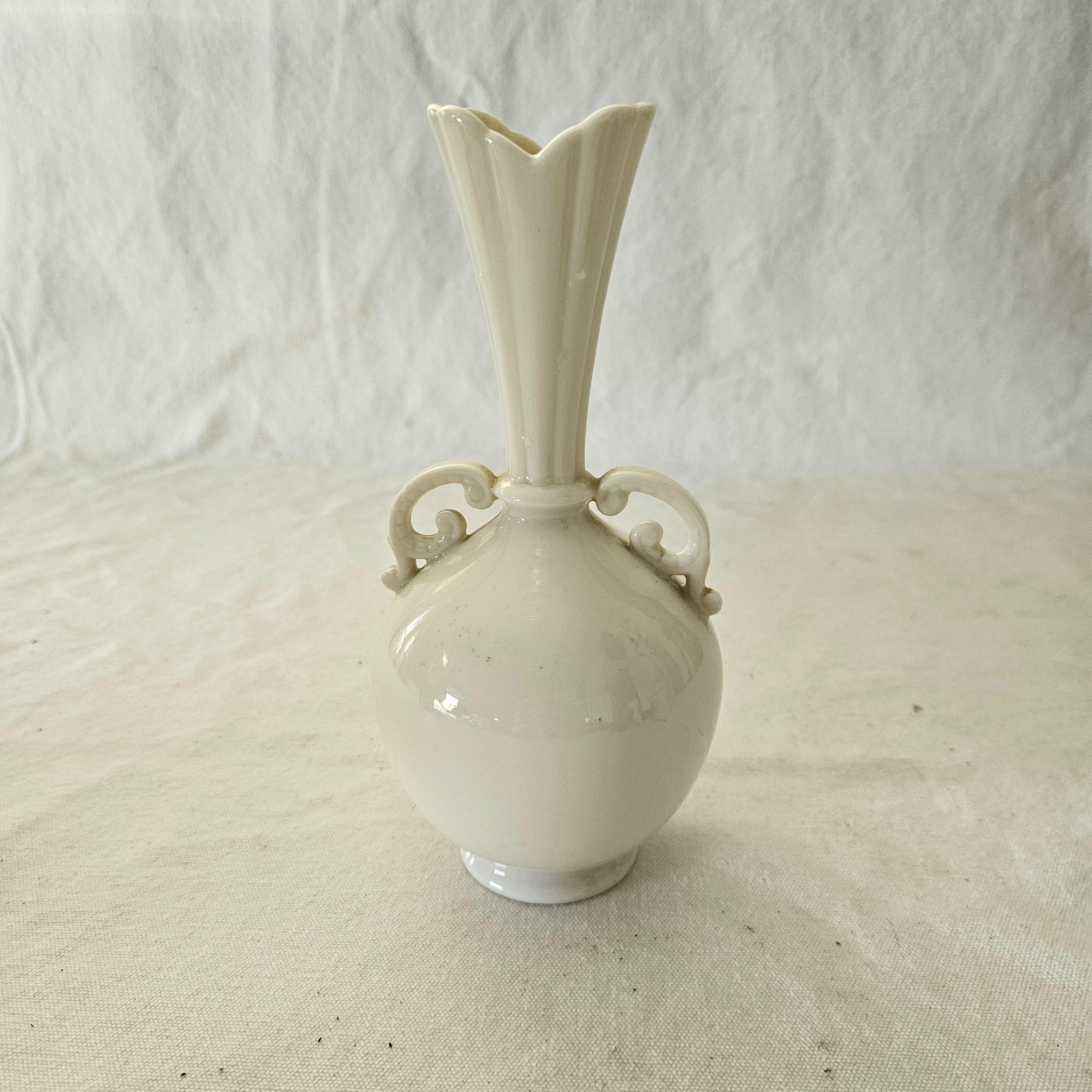 ヴィンテージ レノックス 花瓶 | ホワイト アールヌーボー スタイル