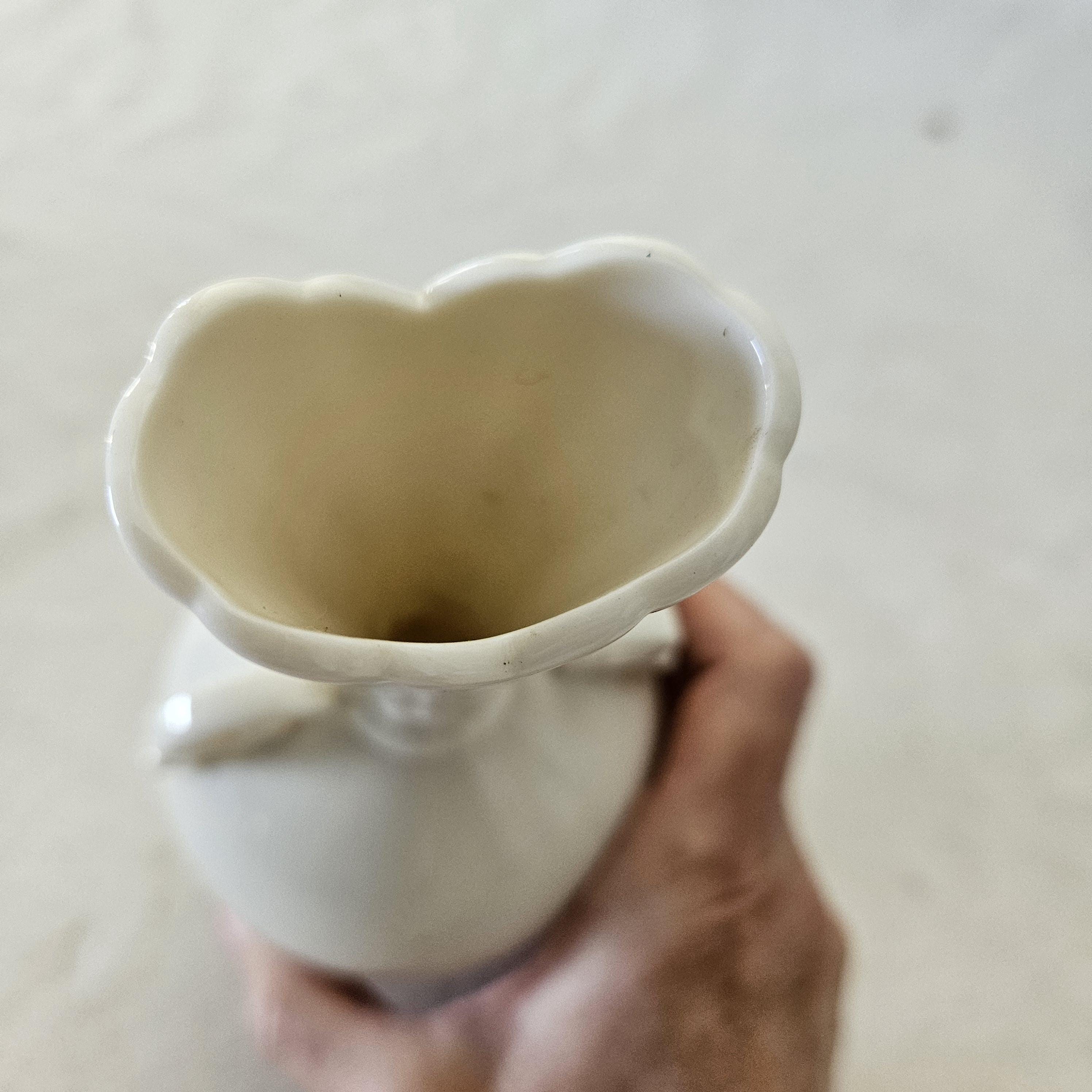 ヴィンテージ レノックス 花瓶 | ホワイト アールヌーボー スタイル