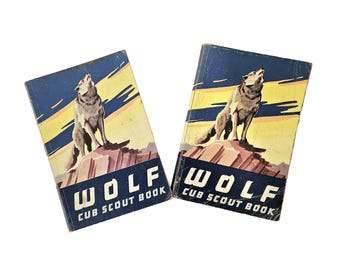 1960s Wolf Cub Scout Book – Vintage Boy Scouts Handbook