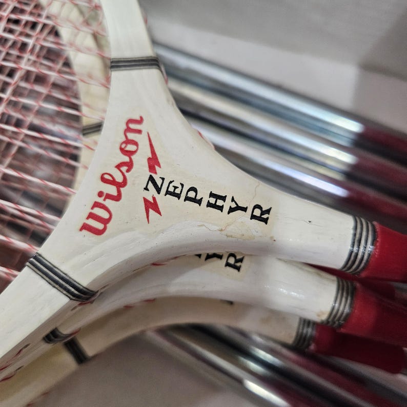 Vintage Wilson Zephyr Badminton Set Complete in Original Case | 4 ...