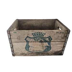 Vintage Canada Dry Wooden Crate