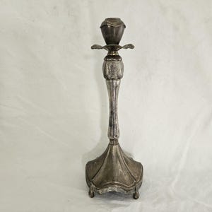 Vintage Silverplate Candlestick - 14 inches - Godinger - Art Nouveau Style