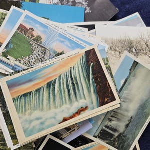 Set of National Parks/Forests/Monuments, landmarks, landscapes vintage postcards, unused and used Postcard lots, travel