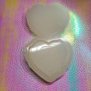 Heart Rose Shaker Mold, Rose shaker Mold, Shaker Molds, Grippy Molds, Badge Molds, silicone mold, Heart Shaker Mold