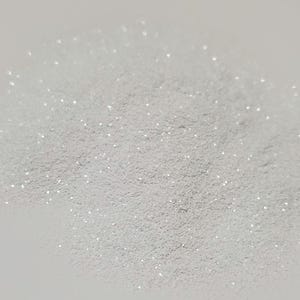 Witte bruiloft, witte glitter, polyesterglitter, dikke glitter, glitter, cosmetische glitter, nagelglitter, extra fijne glitter