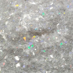 White holographic irrigular cut glitter, white glitter, white holographic glitter, holographic glitter, glitter shards