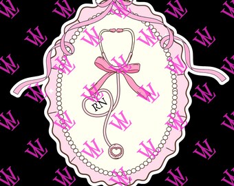 RN Acrylic Blank With Decal, happy nurses week Acrylic Blank With Decal, Acrylic Blanks, Badge Blanks With Decal,  acrylic blank