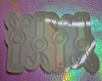 Molde de pingente de palha de coelho da Páscoa, molde de palha, moldes de silicone, moldes uv, molde de pingente, molde de pingente Stanley, molde de pingente de coelho, moldes de Páscoa