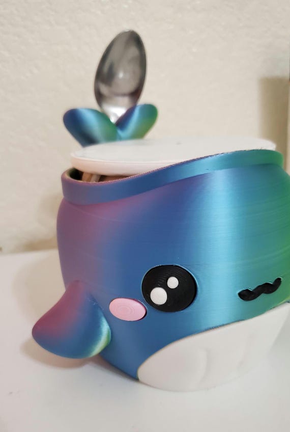 Whale Ice Cream Pint Holder, Ice cream holder, whale gifts, whale personalized gifts, Ice cream holders