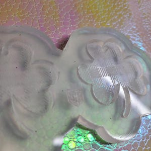 Clover mold, clover earring mold,Shamrock knit Pattern earring Mold, clover earrings , st patricks mold, silicone mold, uv mold, resin molds