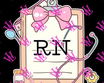 RN Acrylic Blank With Decal, happy nurses week Acrylic Blank With Decal, Acrylic Blanks, Badge Blanks With Decal,  acrylic blank