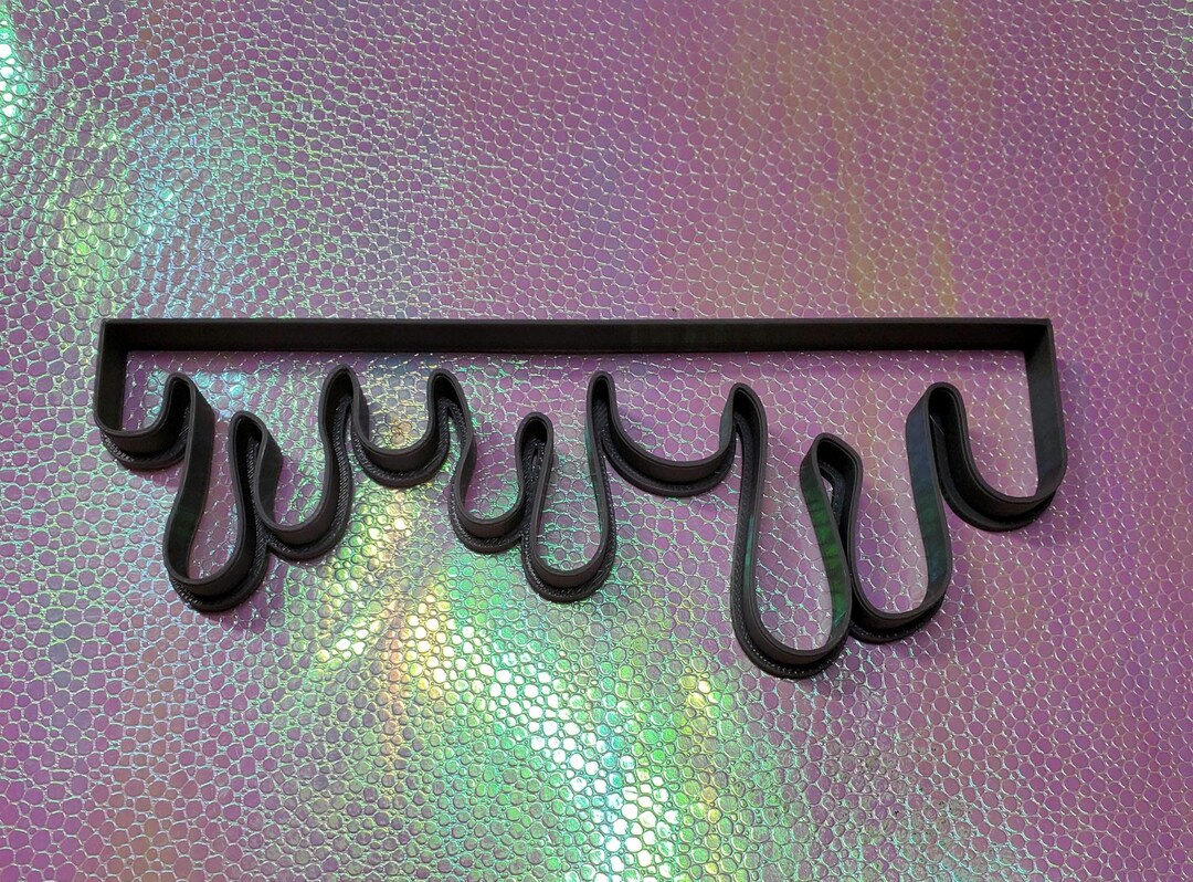 Drip Clay Cutter, Drip Cookie Cutter, Cookie Cutter, 3d Printed Cookie ...