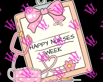 Acrylic Blank With Decal, happy nurses week Acrylic Blank With Decal, Acrylic Blanks, Badge Blanks With Decal,  acrylic blank