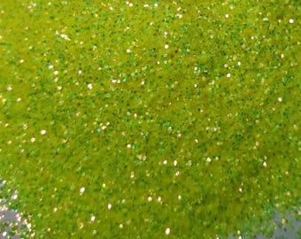 Optic Yellow, Neon Yellow glitter, Softball yellow Glitter, Neon yellow glitter, polyester glitter, craft glitter,Nail glitter