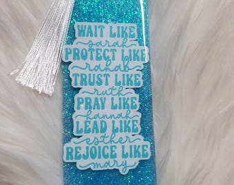 Marcapáginas cristiano, Marcapáginas con purpurina, Marcapáginas personalizado, Marcapáginas religioso, Marcapáginas bíblico, Marcapáginas, Marcapáginas personalizados