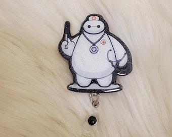 Carrete de insignia de enfermera, carrete de insignia, insignia de enfermera, carretes de insignia, carretes de insignia, carretes de insignia personalizados, carretes de insignia de Baymax,