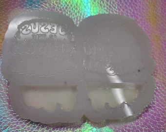 Jesus é o motivo desta época. Molde para ponteira de canudo, molde de Jesus, moldes de silicone, moldes UV, molde para canudo, molde para ponteira de canudo, molde de Natal.
