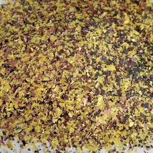 Glitterscherven, scherfglitter, onregelmatig gesneden glitter, polyesterglitter, ambachtelijke glitter, cosmetische glitter