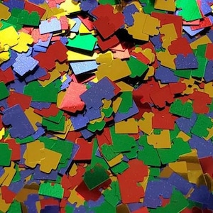 Blokglitter, vormglitter, glittervormen, glitter