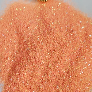 Peach Polyester Glitter, glitter, craft glitter, Polyester glitter, Nail glitter
