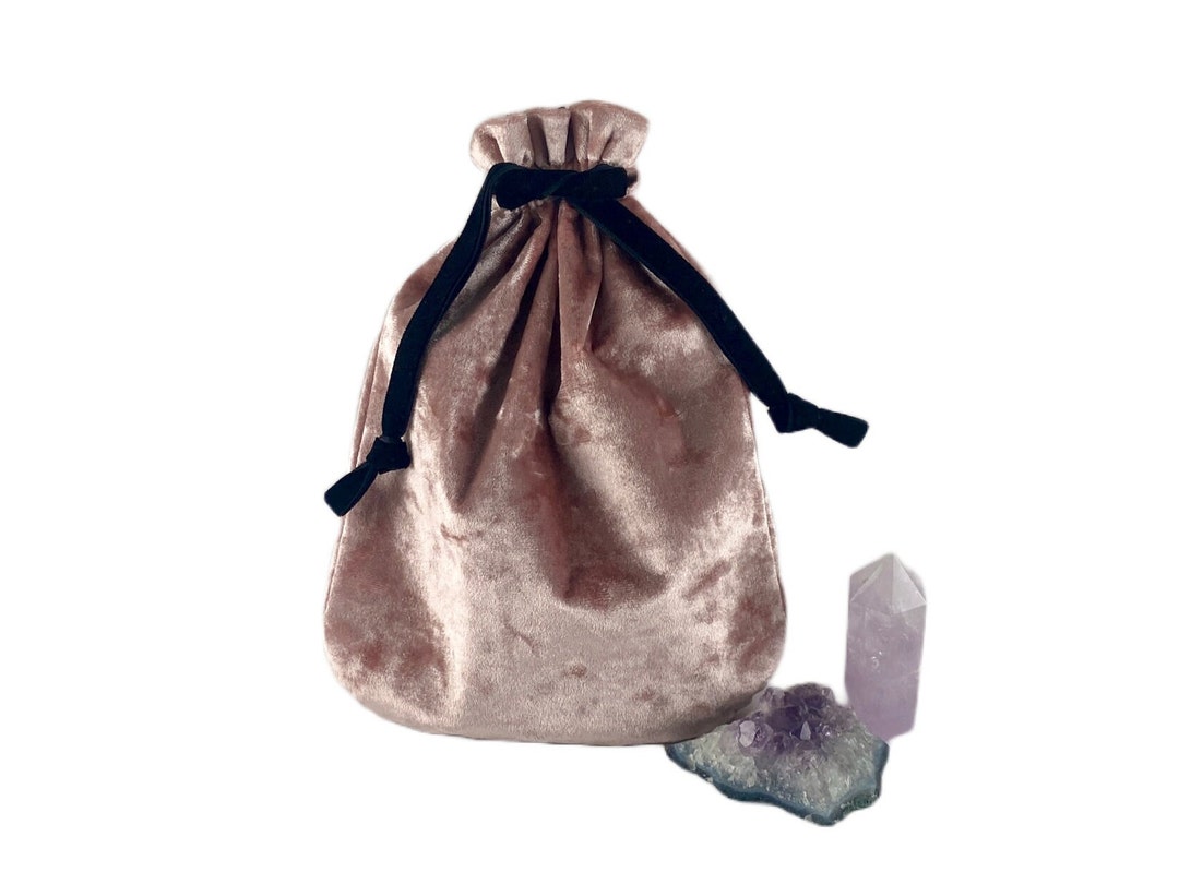 Pink Velvet Tarot Bag - Etsy