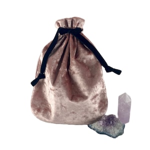 Pink Velvet Tarot Bag