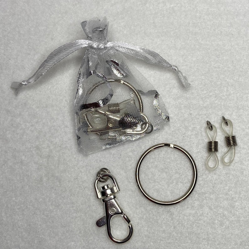 Badge Lanyard ~ Beaded Glass Lanyard ~ 4-IN-1 Lanyard Face Mask Lanyard ~ Eyeglass Necklace ~ Keychain ~ I.D