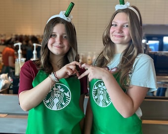 Starbucks Apron / starbucks costume / starbucks logo / starbucks apron costume / starbucks costume child / Starbucks adult costume /