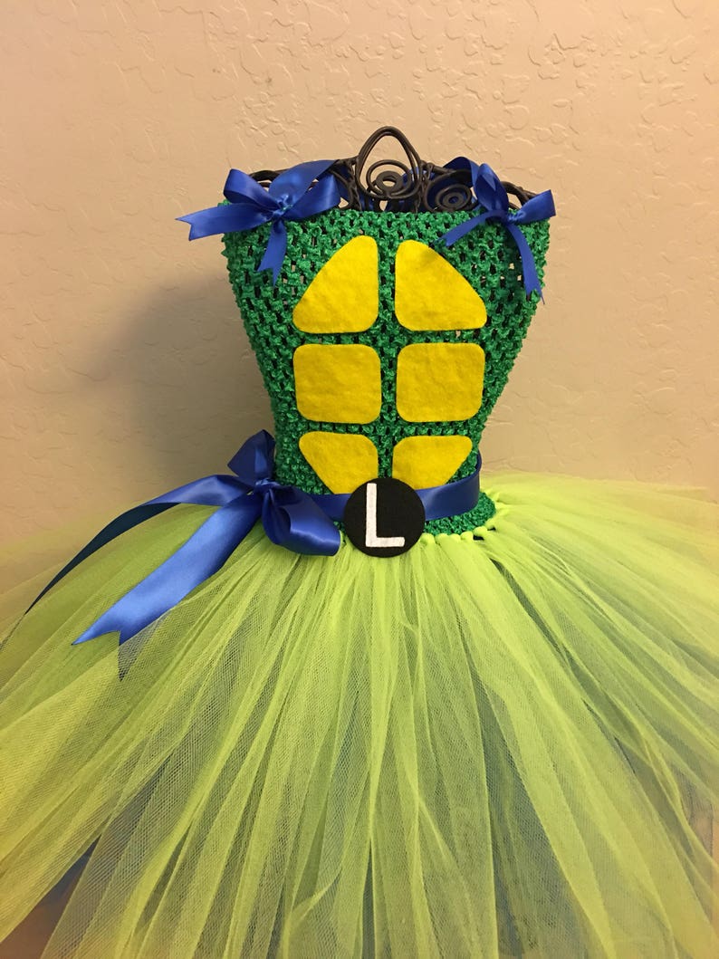 Teenage Mutant Ninja Turtles Tutu WITH LETTER tmnt tutu tmnt costume Teenage Mutant Ninja Turtles girls costume Ninja Tutus tutu
