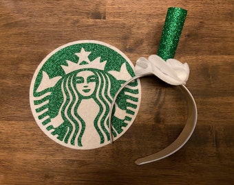 Starbucks straw headband / starbucks headband / starbucks costume / starbucks drink costume / starbucks diy costume / Starbucks drink