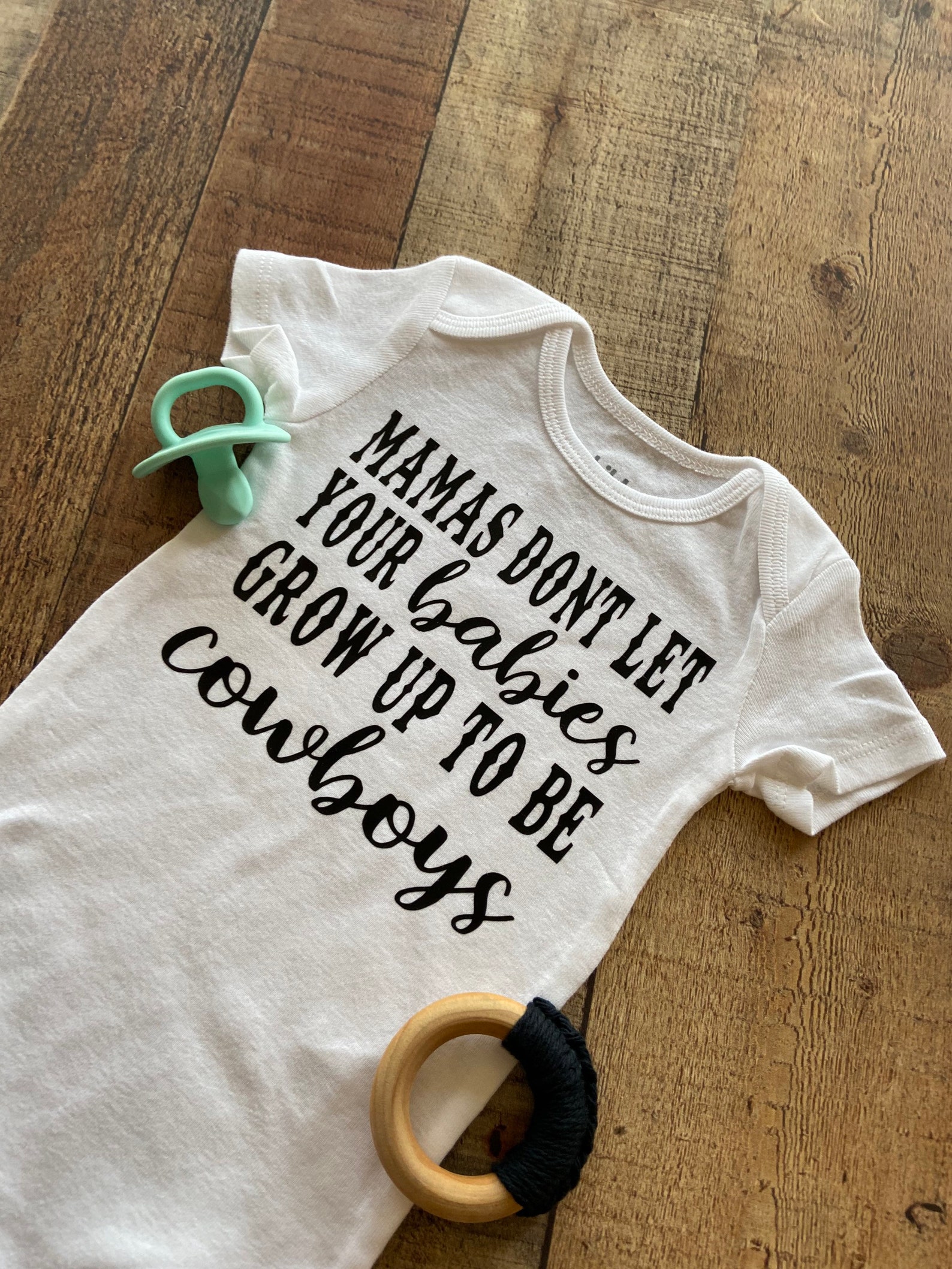 Mama dont let your babies grow up to be cowboys / waylon shirt Etsy