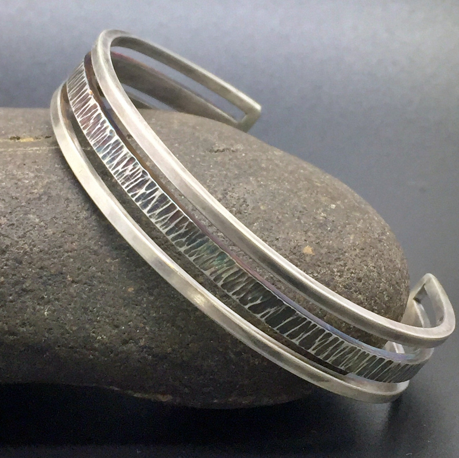 Mens Cuff Bracelet Mens Silver Bracelet Sterling Silver Etsy