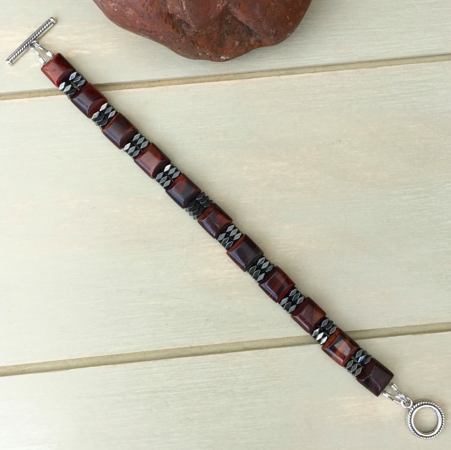 Mens Bracelet Sterling Mens Jewelry Gifts for Him Gifts for Etsy