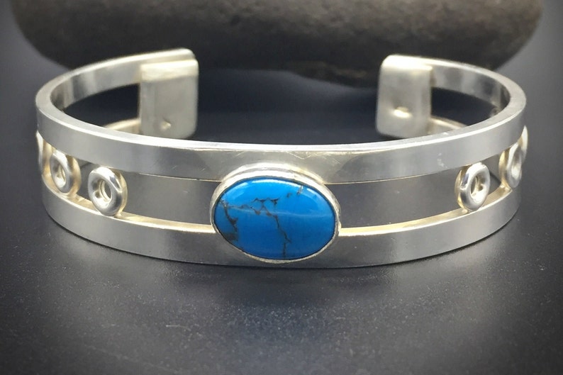 Mens Bracelet Mens Turquoise bracelet Cuff bracelet Etsy