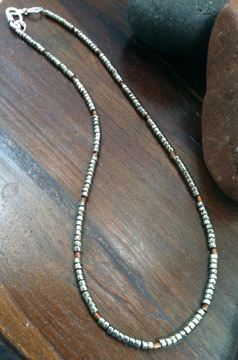 Mens Beaded Necklace Mens Necklace Mens Jewelry Mens Bead Etsy