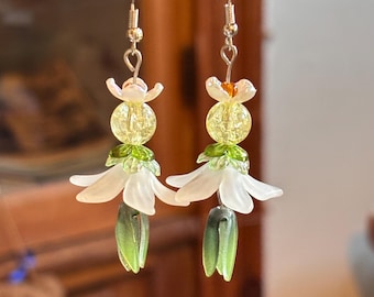 Flower fairy queen earrings