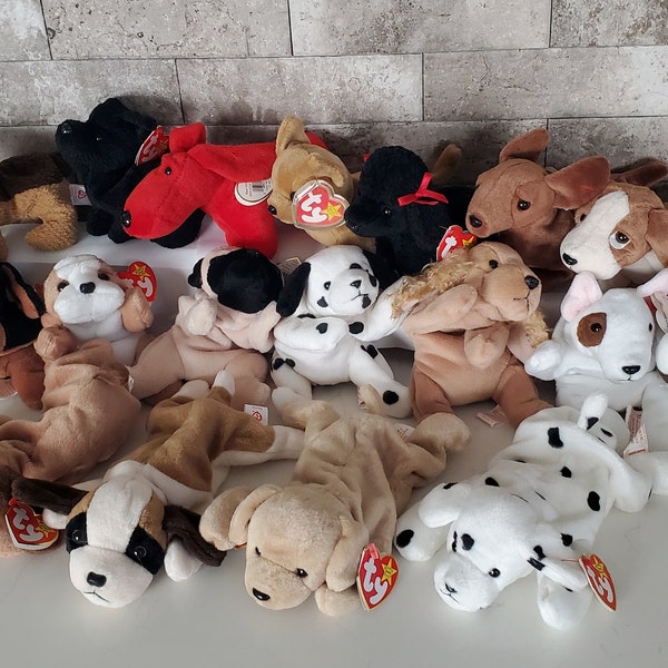 Ty Beanie Baby Dog Collection