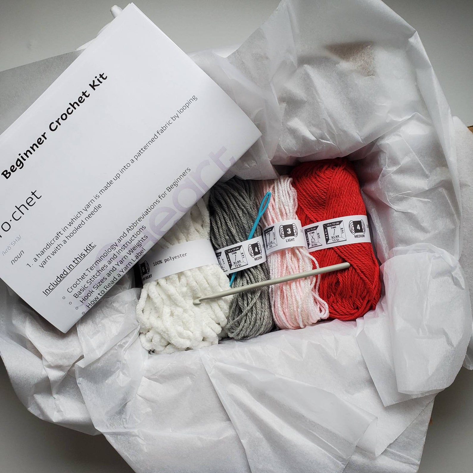 Crochet Kit Learn to Crochet Kit for Beginners How to Crochet Etsy Canada