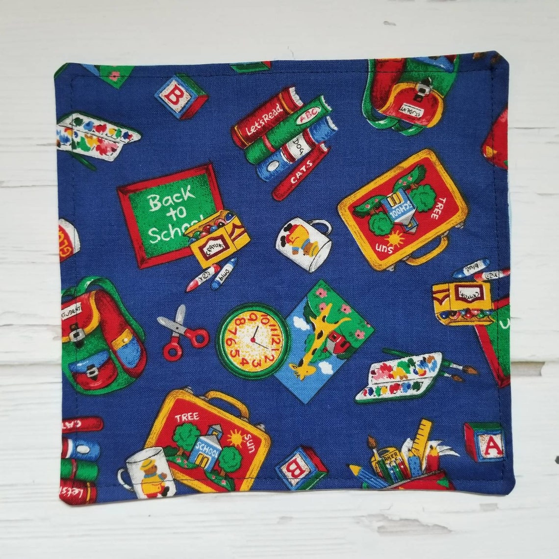 Kids Cloth Napkins Unpaper Napkins Back To School Lunch Etsy