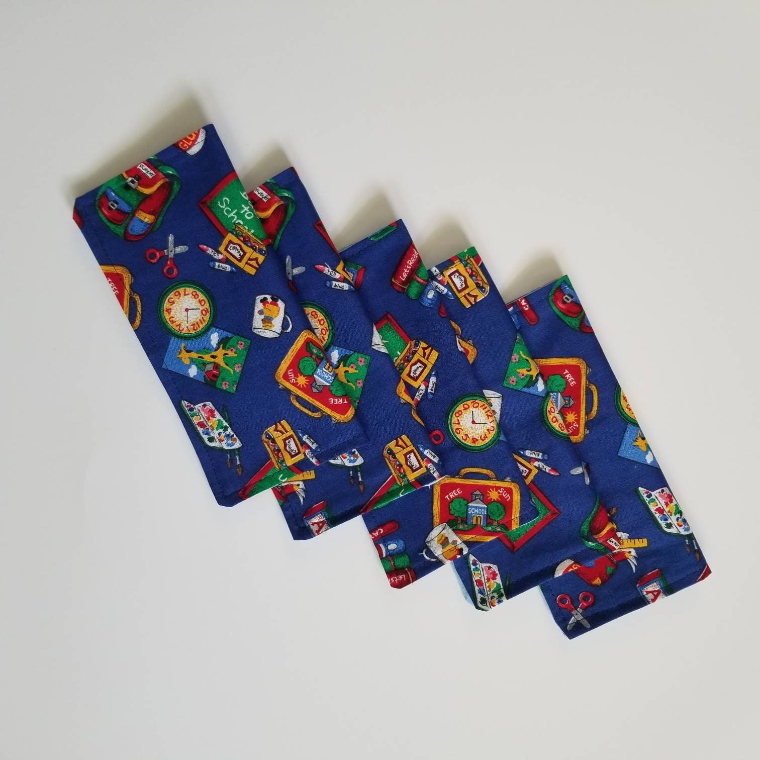 Kids Cloth Napkins Unpaper Napkins Back To School Lunch Etsy