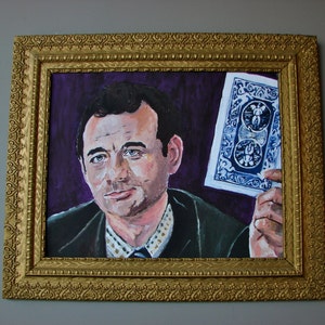 Bill Murray (Dr. Peter Venkman) Print of Acrylic Portrait *NOW* in 3 Sizes!