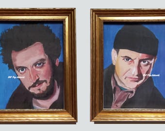 Harry and Marv, the Wet Bandits, from Home Alone Prints *NOW* in 2 Sizes!!